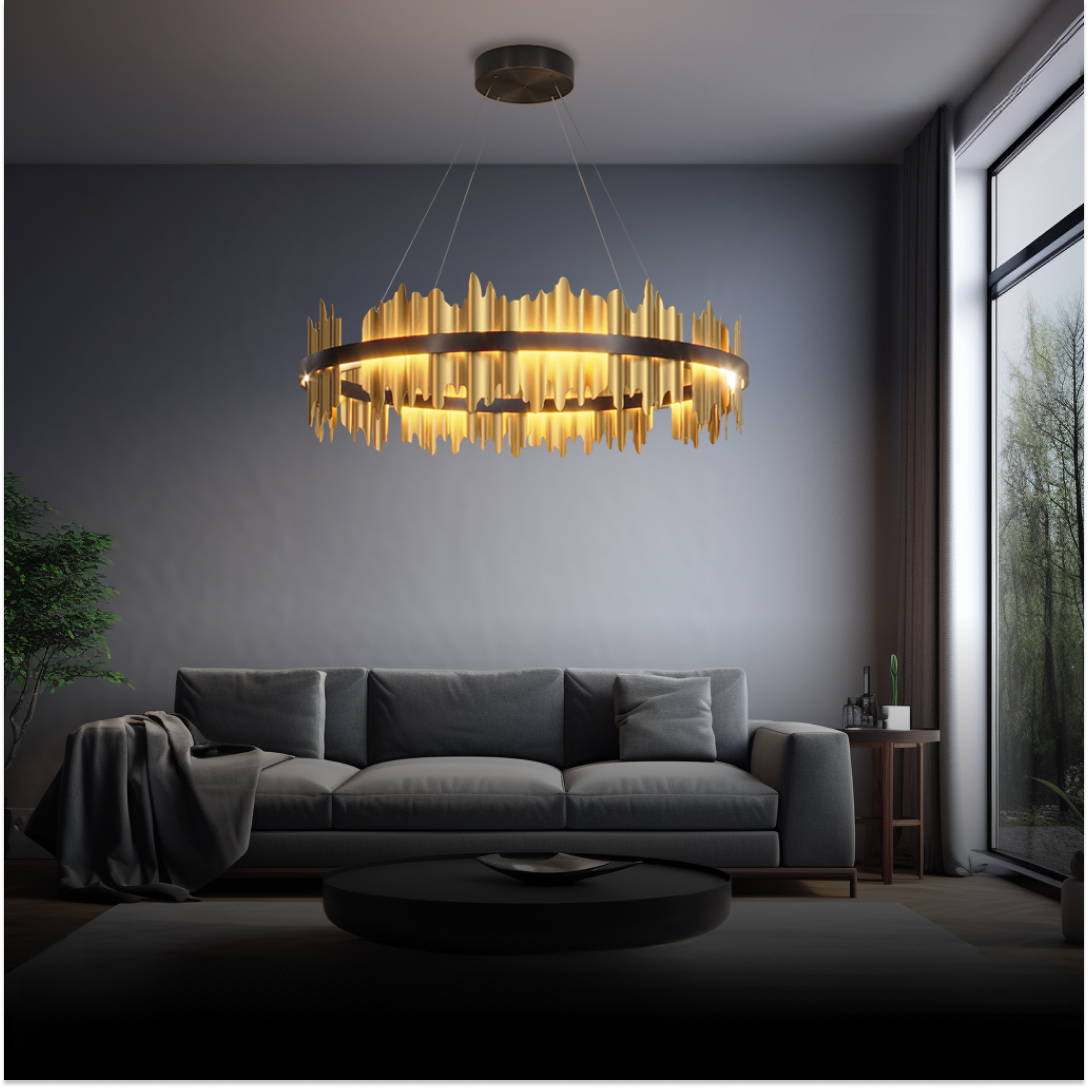 Marilyn Vintage LED Kroonluchters Zwart Wit Glass Metal Slaapkamer