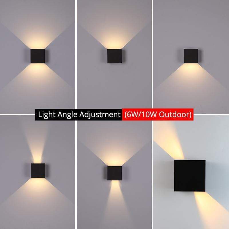 Modern Aluminium Waterbestendig LED Wandkandelaar Wandlampen Buiten Gebruik Binnenshuis