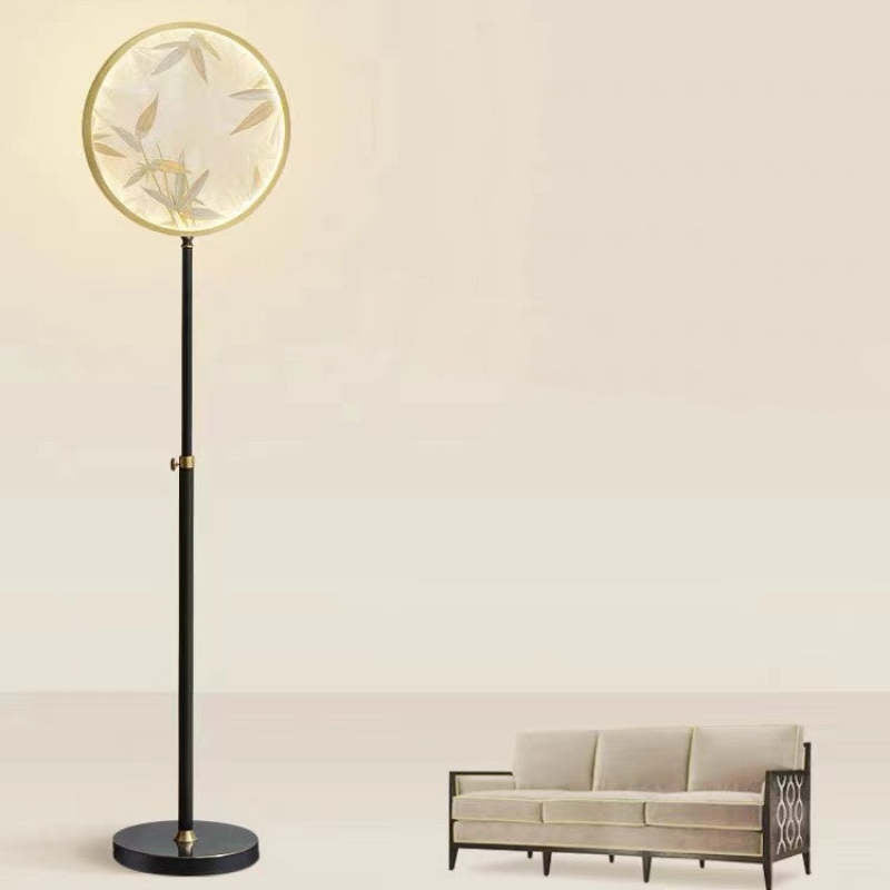Jade  Creatief LED Vloerlampen Zwart Metaal Glas Woonkamer Eetkamer