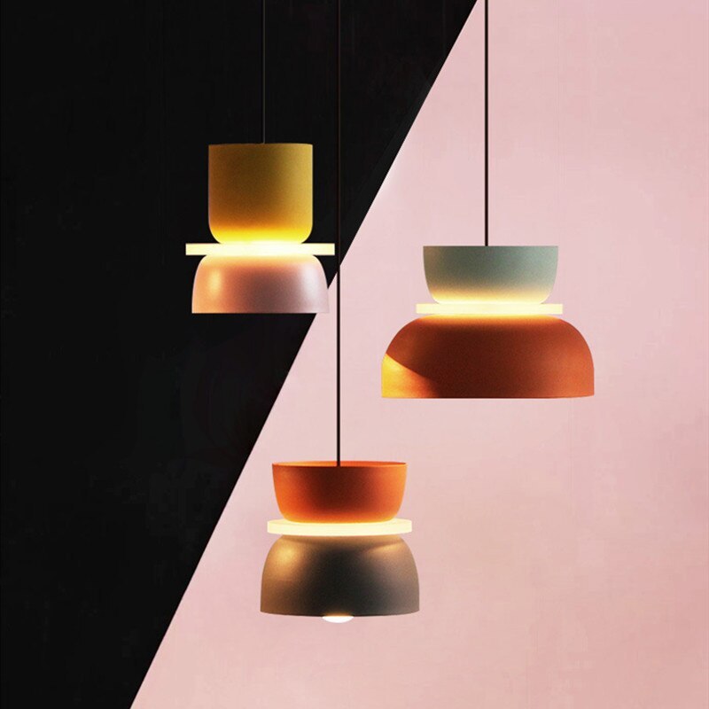 Morandi Moderne Hanglampen Contrast Kleur Metaal Woonkamer Slaapkamer