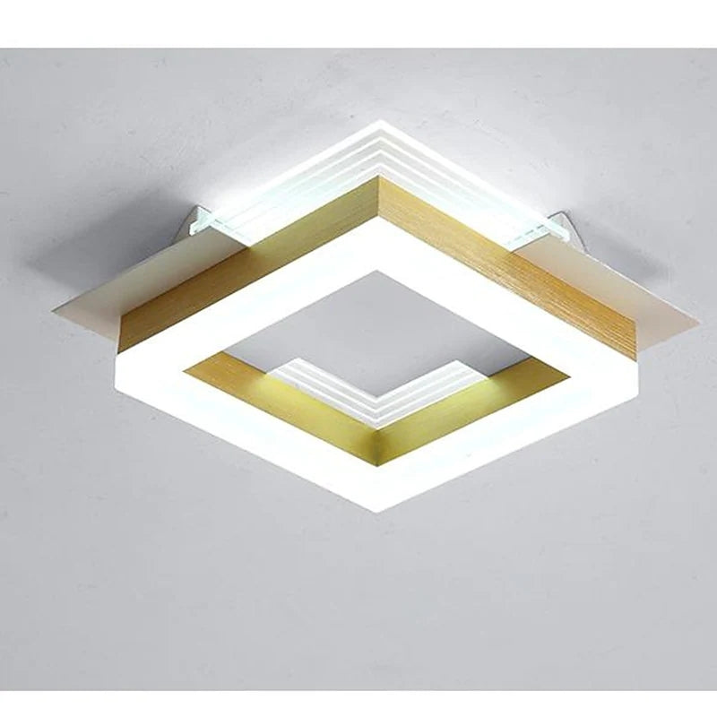 Orsini Ronde LED Plafondlampen Wit Metaal Acryl Slaapkamer Woonkamer