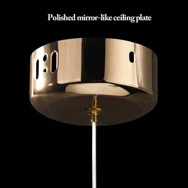 Kristy Modern Draaibaar Hanglamp Goud Metaal Acryl Woonkamer Slaapkamer