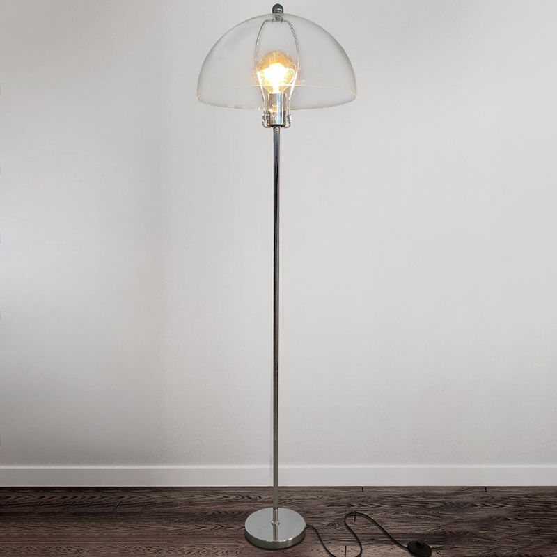 Levy Modern Bruin Glas Metaal LED Vloerlampen Slaapkamer Woonkamer