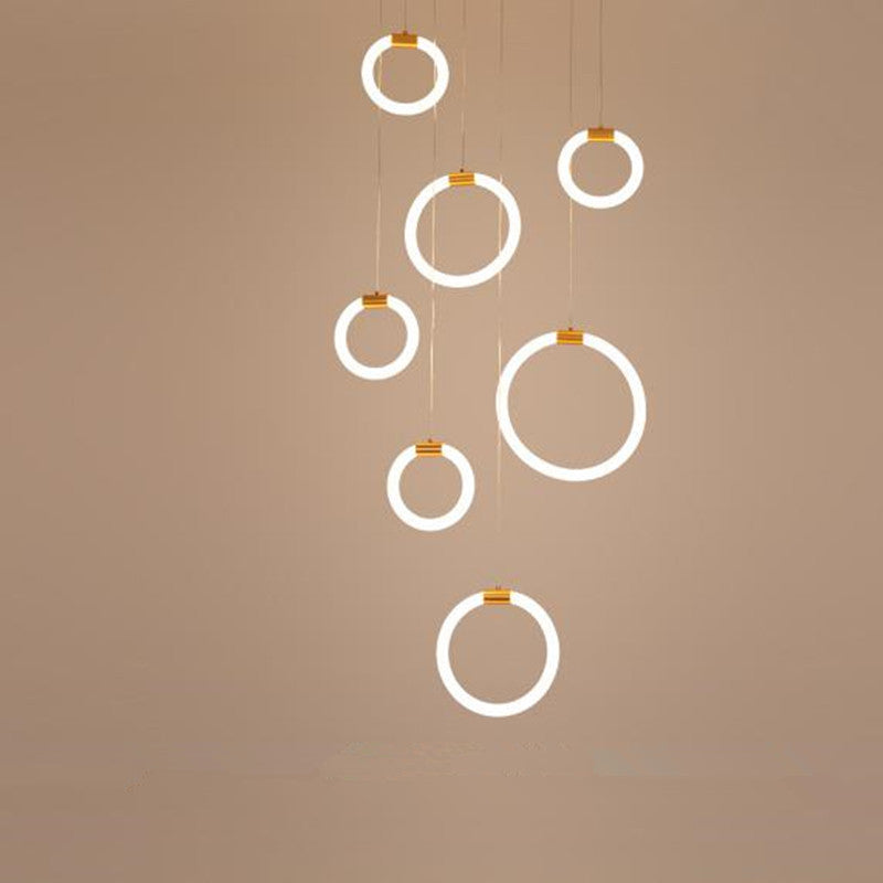 Jibril Moderne Ronde LED Hanglamp Metaal/Acryl Woonkamer/Slaapkamer