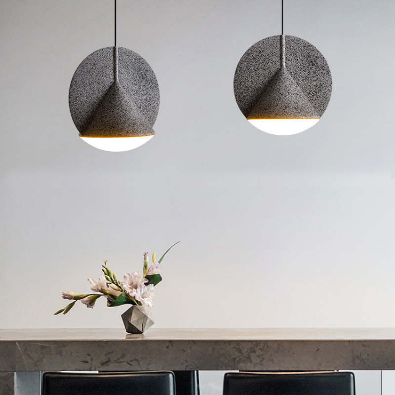 Morandi Art Design Hanglamp Grijs Blauw Geel Woonkamer Slaapkamer