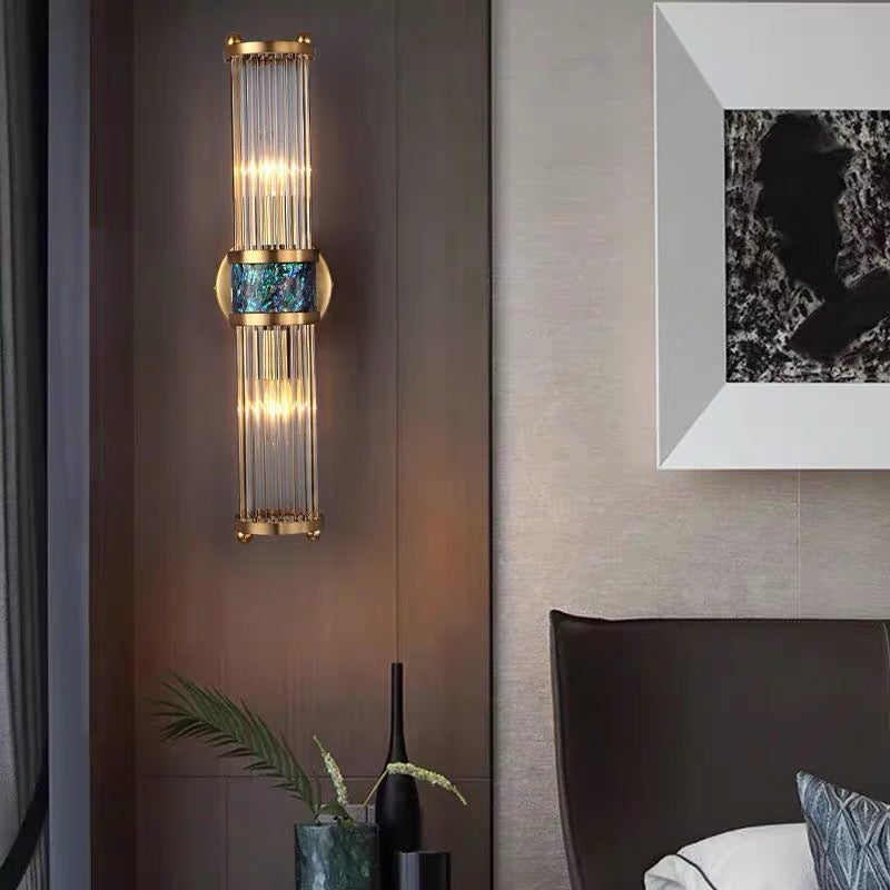 Leopold Vintage Design LED Wandlamp Glass Slaapkamer Woonkamer