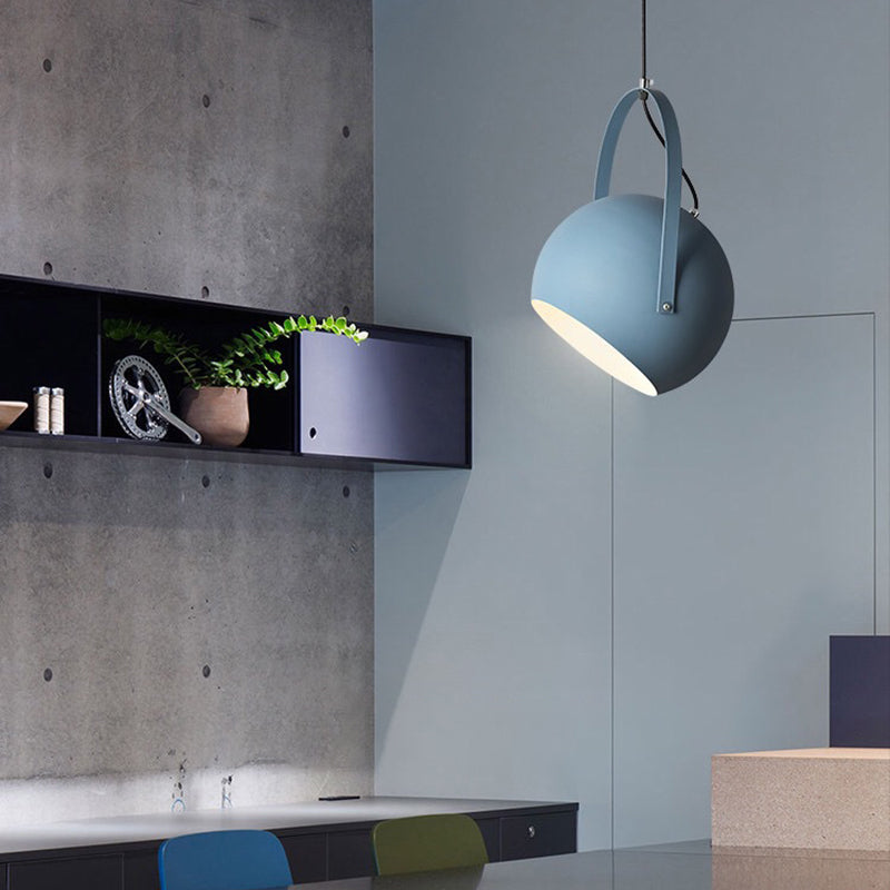 Morandi Moderne LEDHanglamp Geel/Blauw/Roze/Gary Metaal Slaap/Kinder/Woonkamer