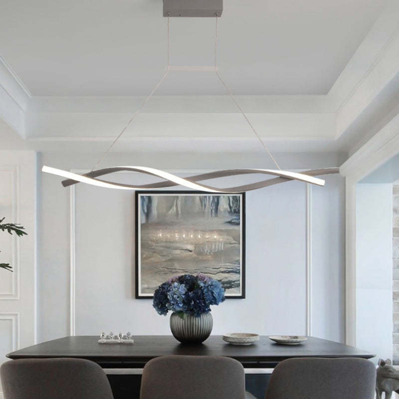 Louise Moderne Design LED Hanglampen Zwart Metaal Eetkamer Woonkamer