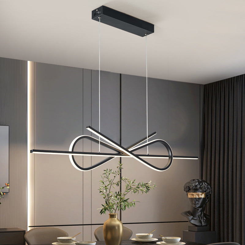 Orsini Moderne Minimalistische Woonkamer Hanglamp Wit/Zwart Slaapkamer/Keuken