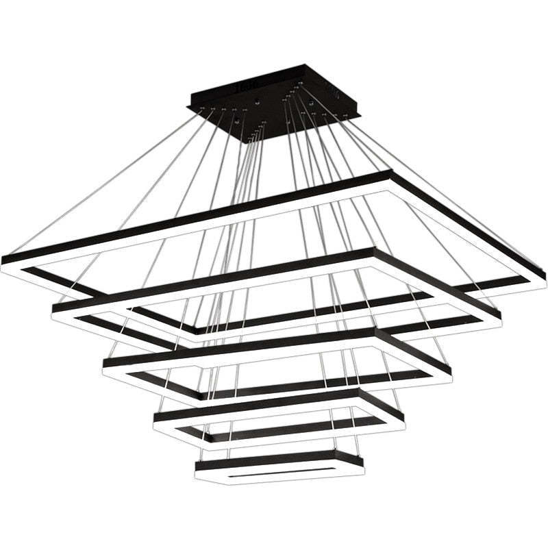 Orsini Design LED Hanglampen Zwart Wit Metaal Eetkamer Slaapkamer