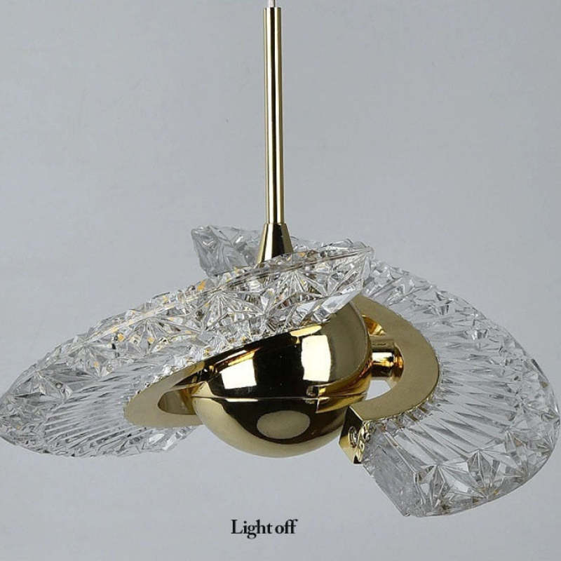 Kristy Modern Draaibaar Hanglamp Goud Metaal Acryl Woonkamer Slaapkamer