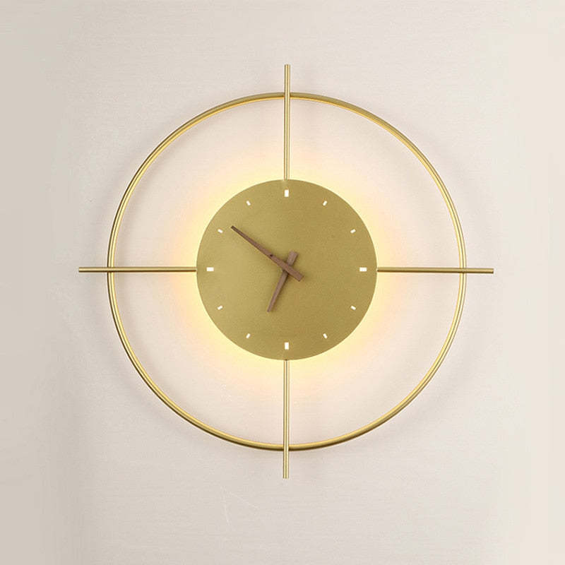 Nielsen Moderne Ronde Design  LED Wandlampen Zwart Metaal Woonkamer