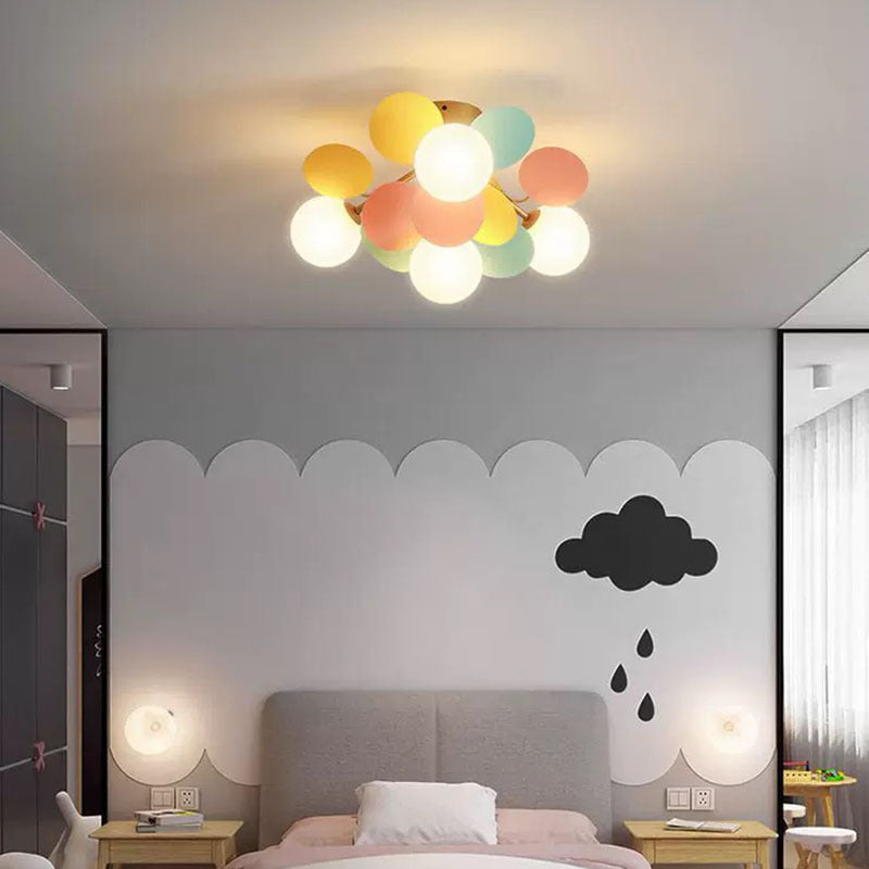 Jevon Design LED Plafondlamp Metaal/Acryl Kleur Slaap/Woon/Kinderkamer