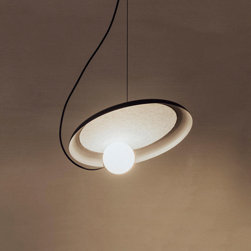 Elio Stijlvolle Art Deco Hanglampen Zwart/Wit/Koper Slaap/Woonkamer