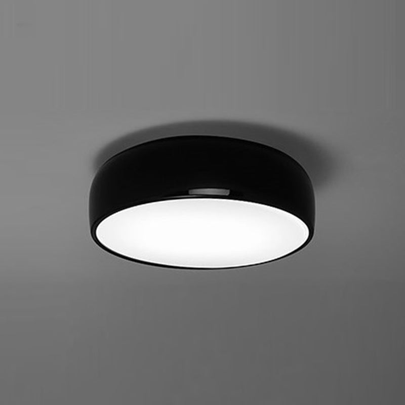 Leilani Ronde LED Plafondlampen Wit Zwart Metaal Acryl Woonkamer