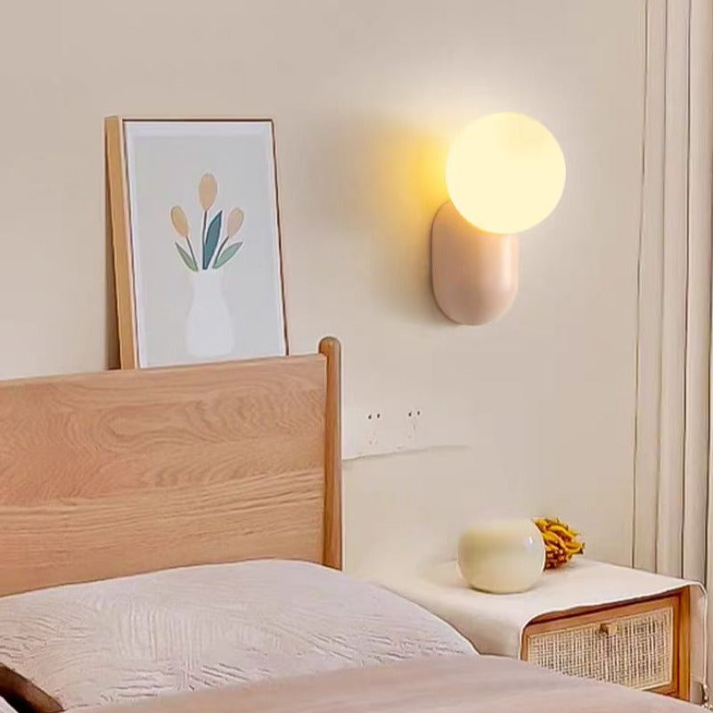 Hailie Modern Ronde LED Wandlampen Zwart Metaal Slaapkamer Woonkamer