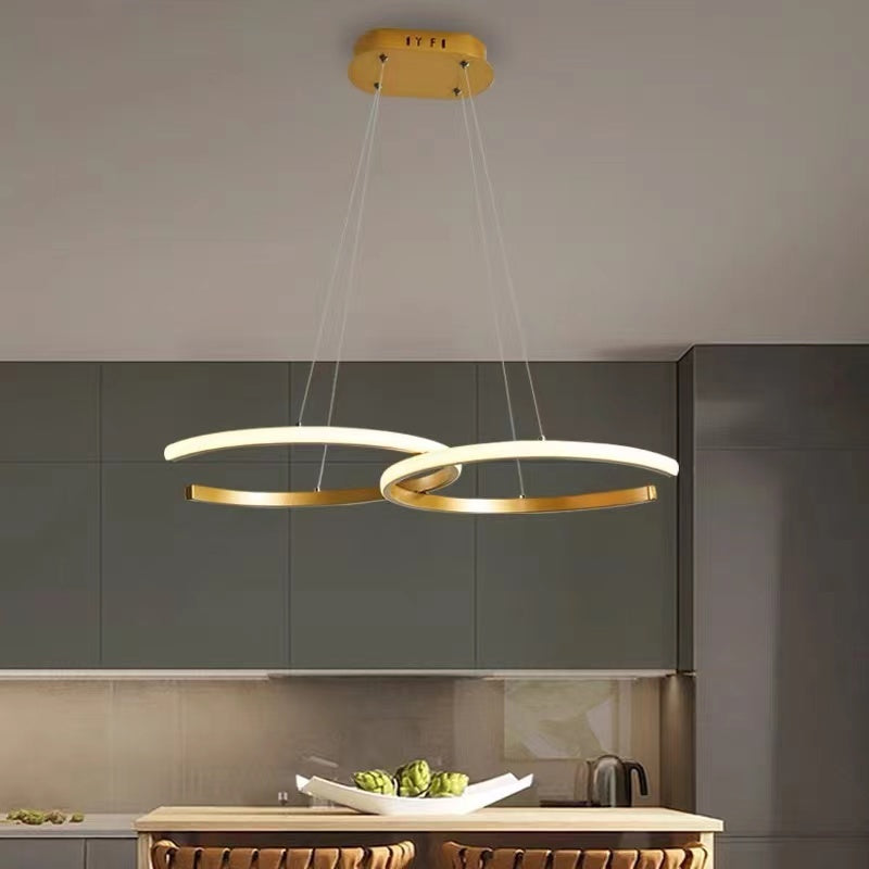 Louise Moderne Design LED Hanglampen Zwart Wit Metal Silica Gel