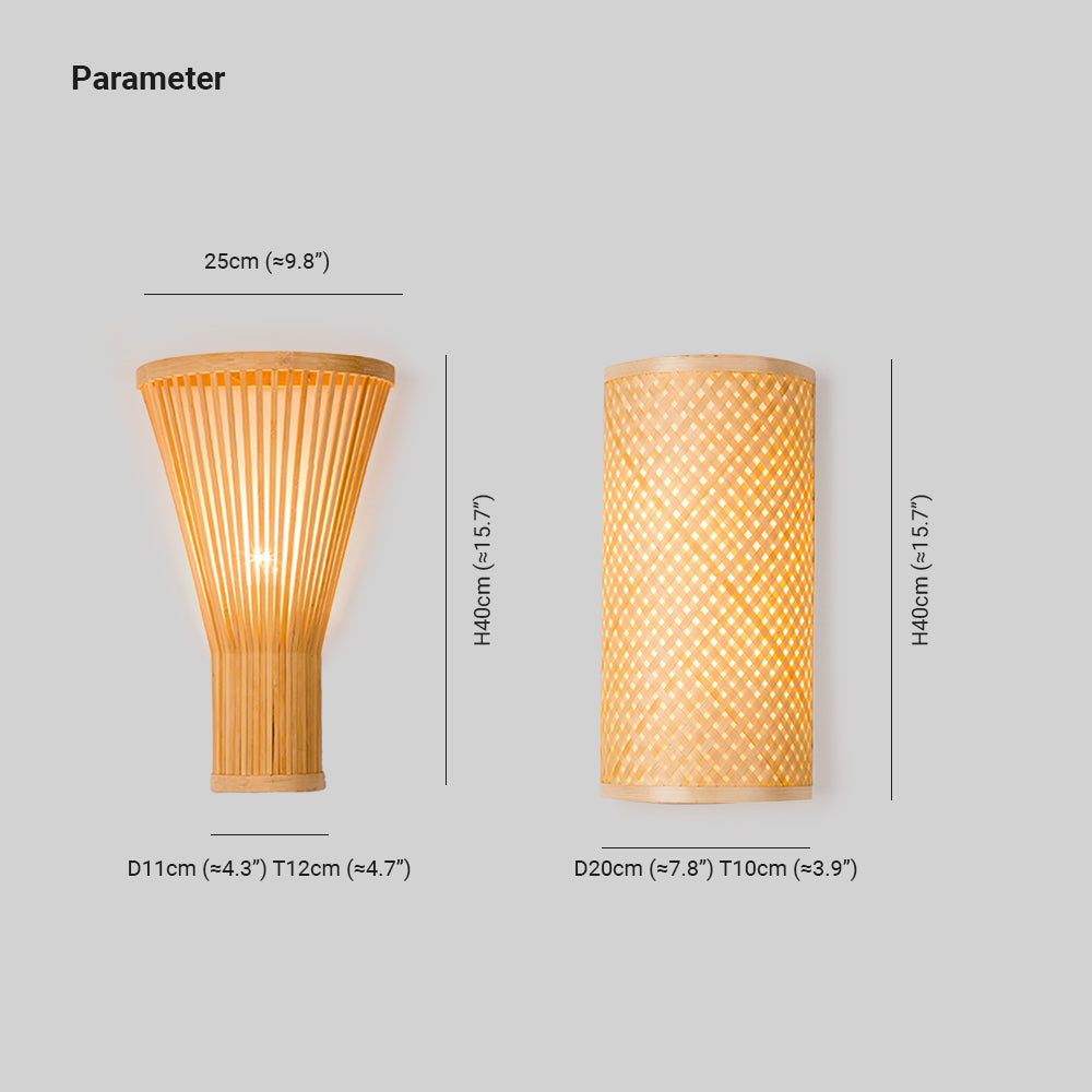 Muto Moderne Design Led Wandlamp Nachtkastje Rotan/Acryl Woonkamer/Eetkamer/Slaapkamer