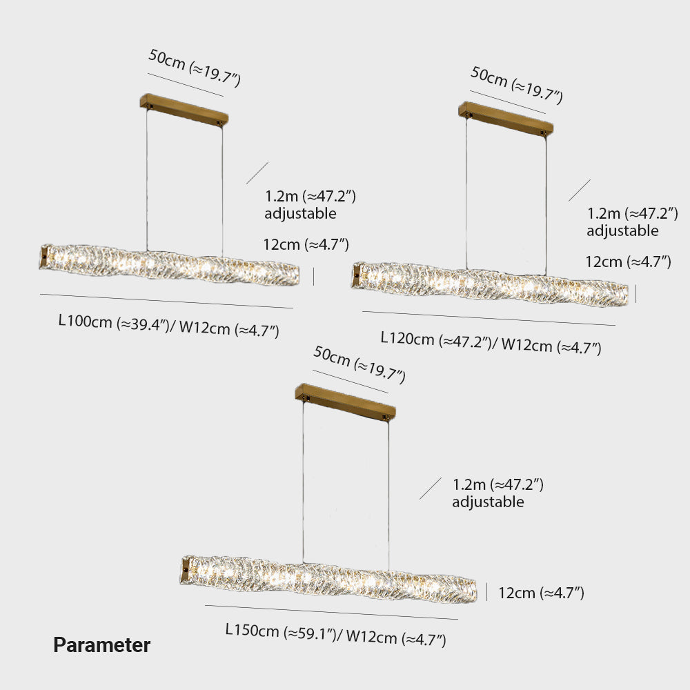 Kristy Mderne Cilindrisch LED Hanglamp Metaal/Crystal Goud/Silver Slaap/Woon/Eetkamer