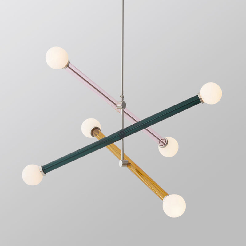 Elio Lineaire Design LED Hanglampen Metaal Glas Kinderkamer Woonkamer