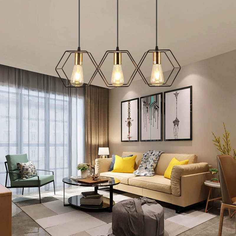 Orsini Vintage Design LED Hanglampen Metaal Eetkamer Slaapkamer