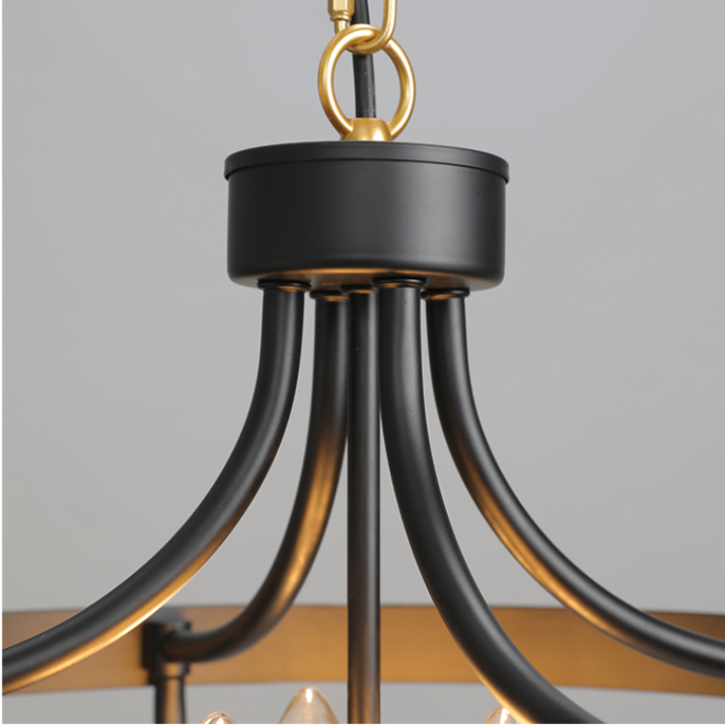 Valerio Vintage LED Hanglampen Mat Zwart Metaal Eetkamer