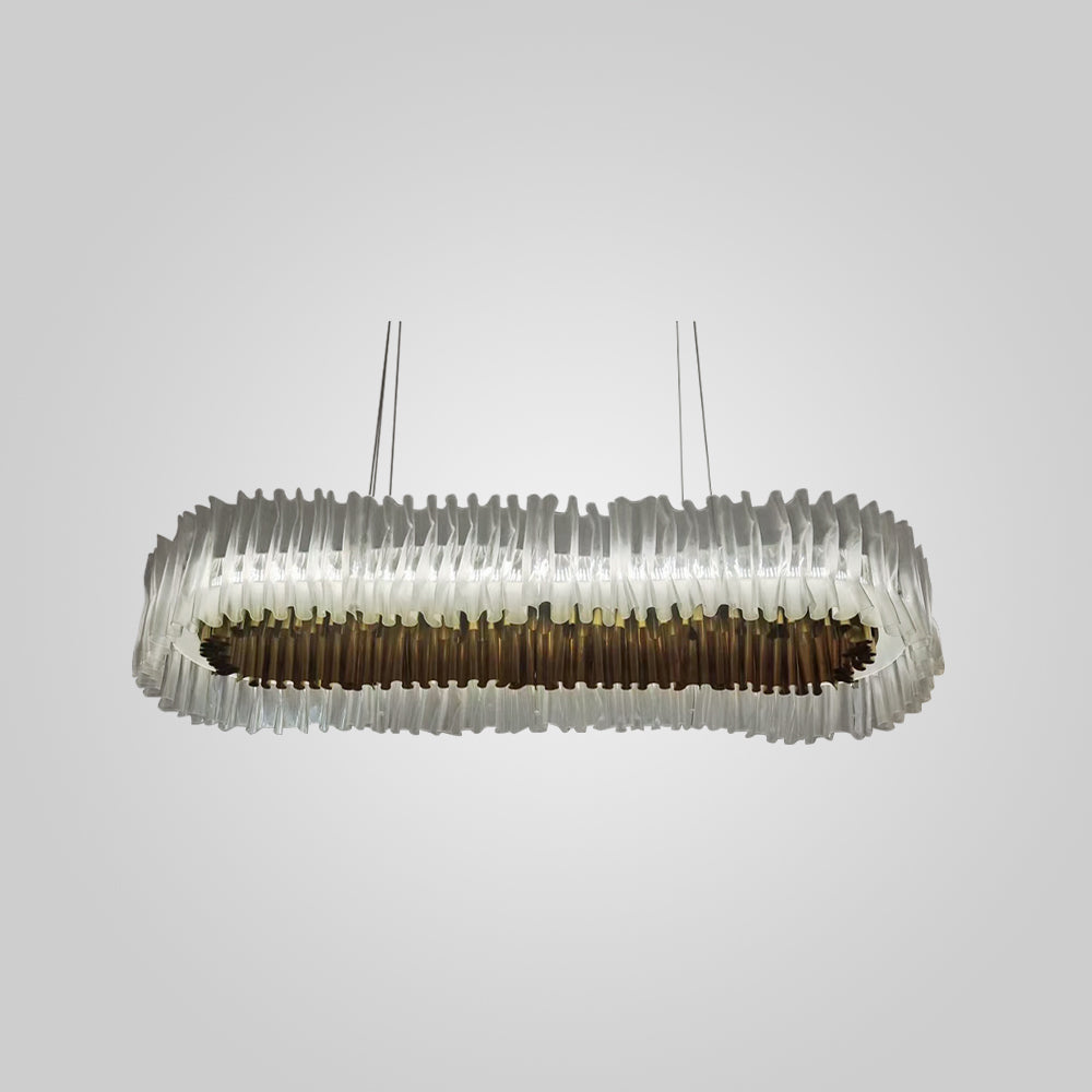 Kristy Moderne Cirkel Hanglamp Wit Goud Chroom Metaal Slaapkamer Woonkamer