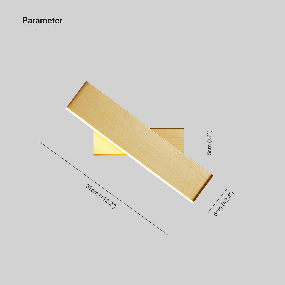 Brio Moderne Design LED Wandlampen Gouden Metaal Hout Woonkamer