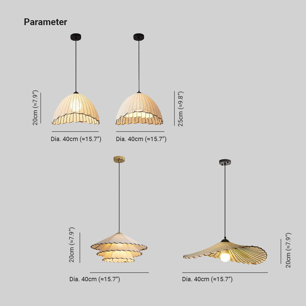 Orsini Moderne Grote LED Hanglampen Metaal Stof Woonkamer Eetkamer