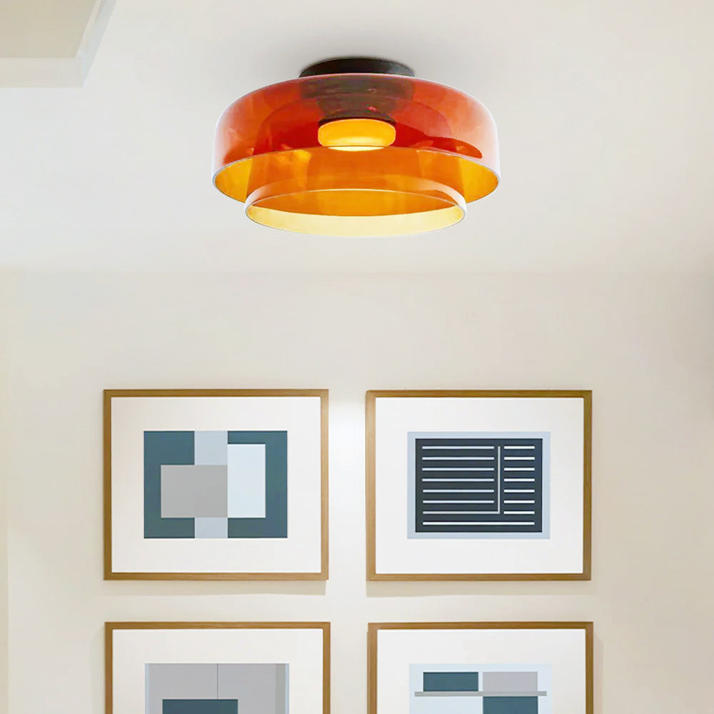 Morandi Moderne Creatieve Glas Plafondlamp Woonkamer