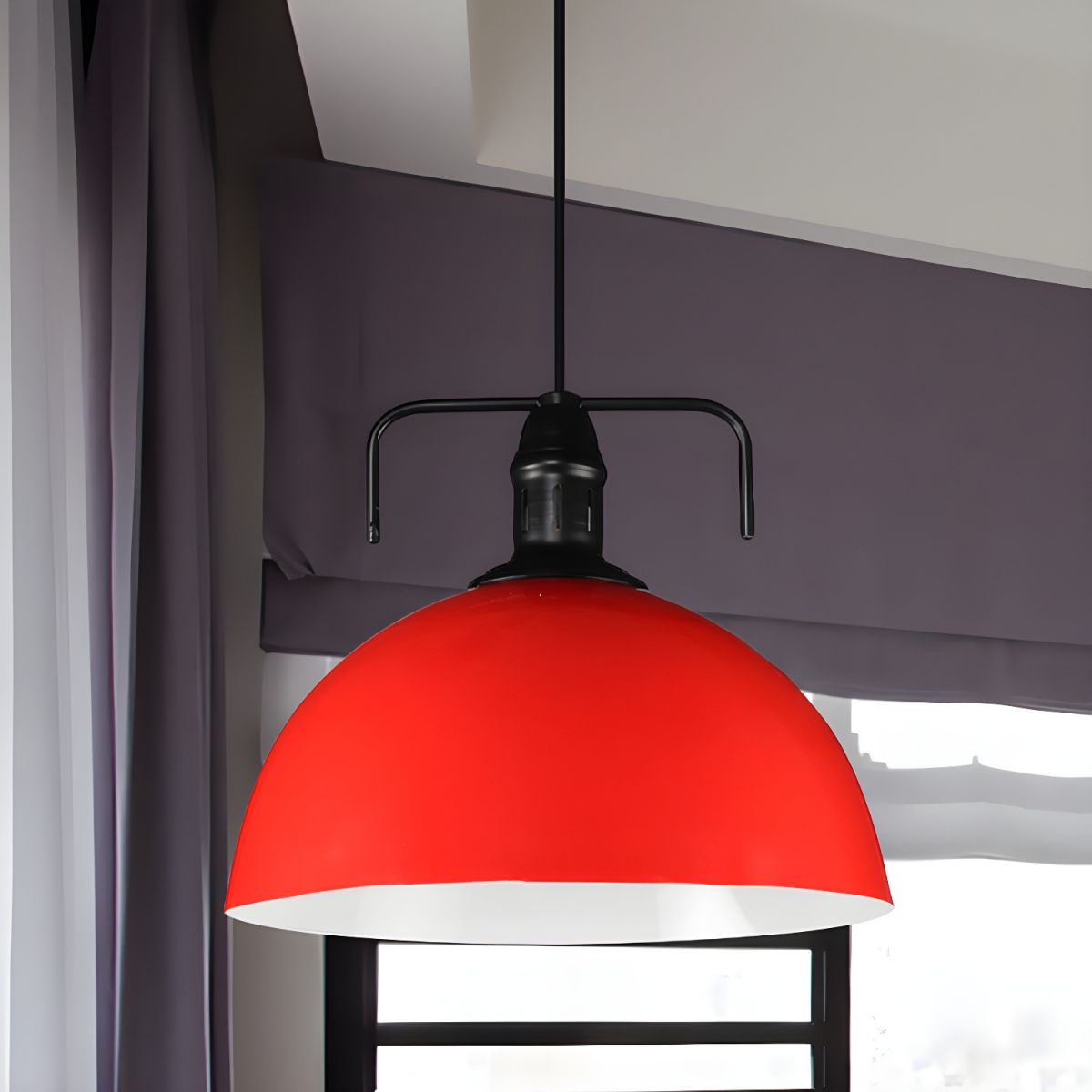Morandi Design LED Hanglamp Zwart Metaal Slaapkamer Woonkamer