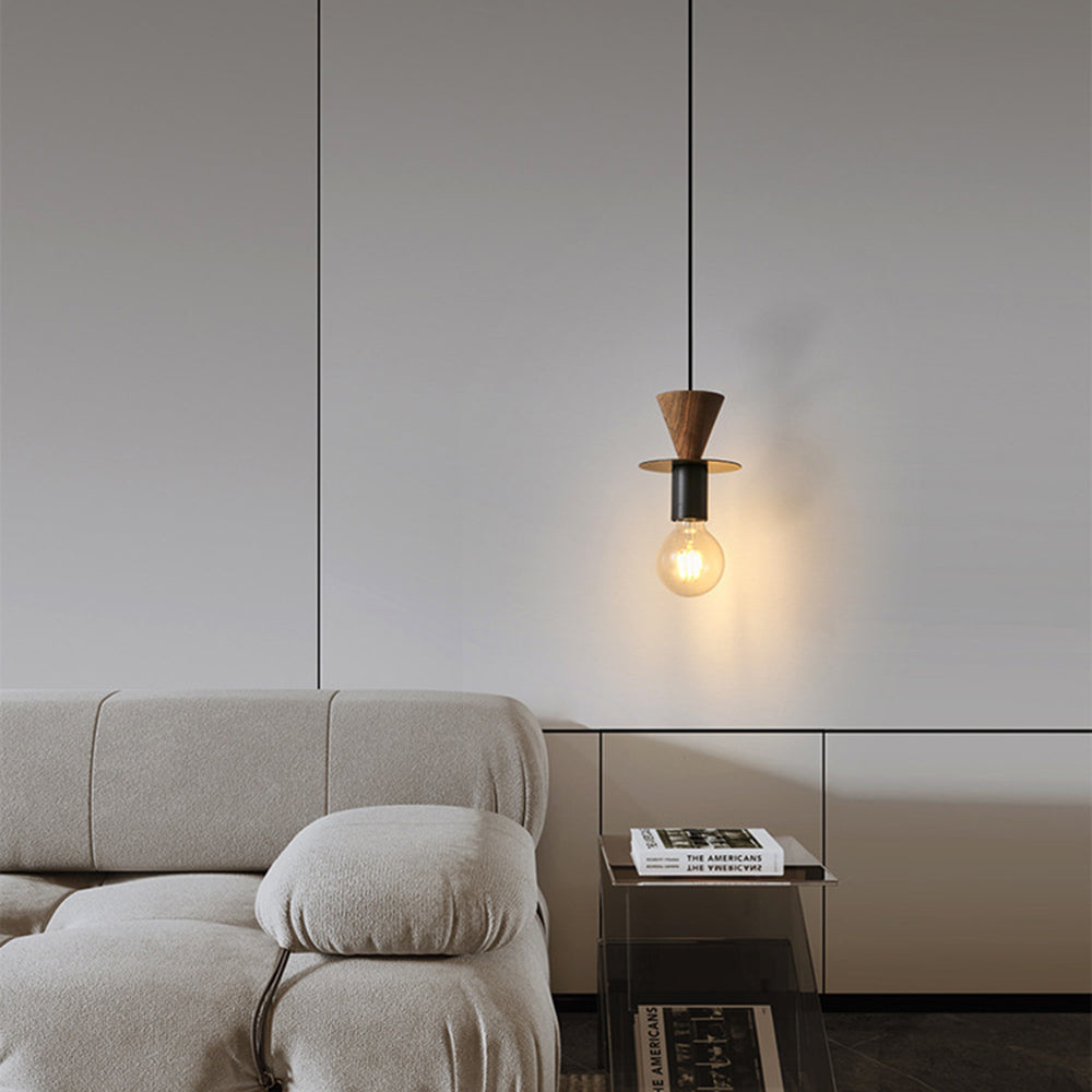 Hailie Modern Kleine Retro LED Hanglampen Wit Zwar Metaal Slaapkamer