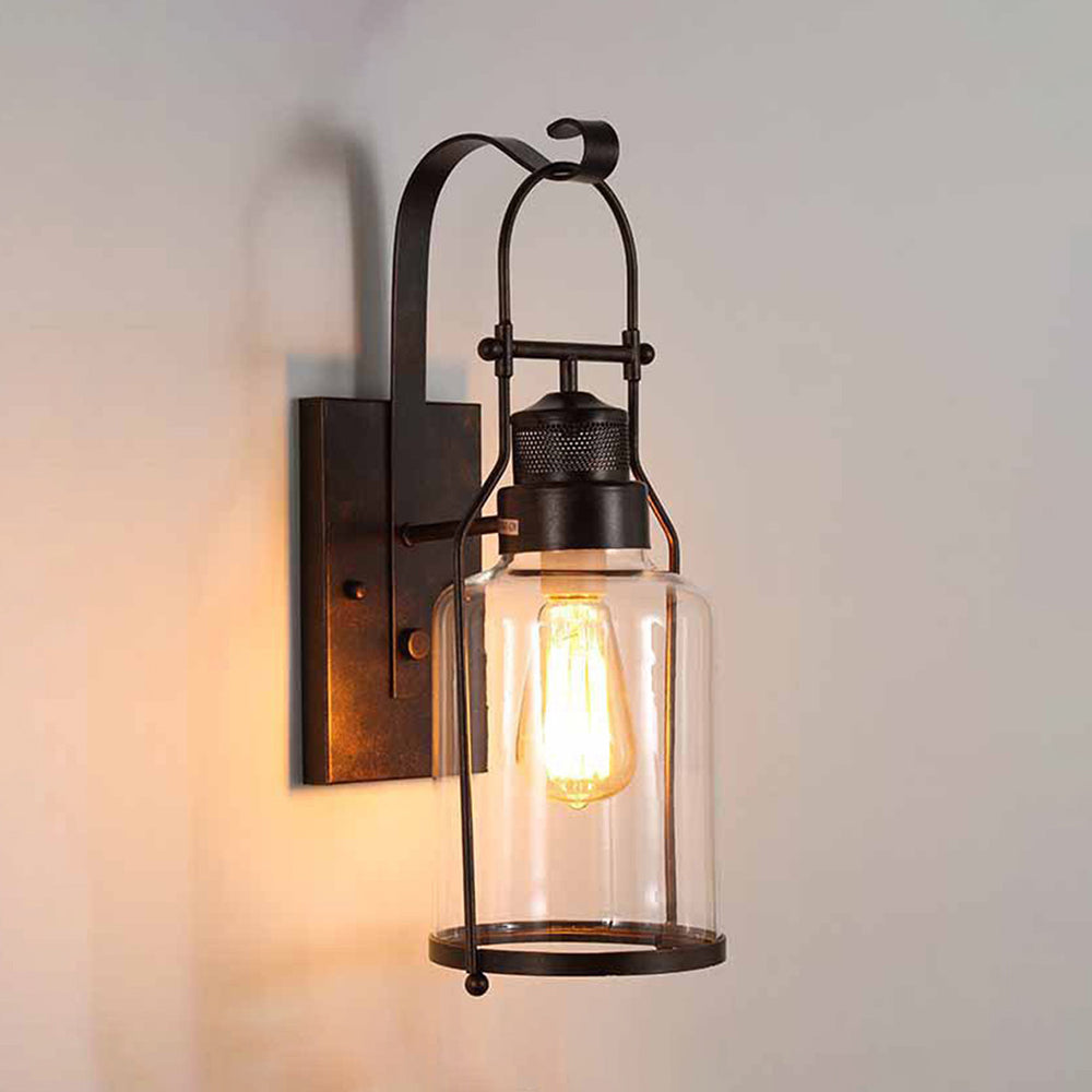 Valerio Retro LED Binnen wandlamp Glas Metaal Woonkamer Eetkamer Slaapkamer