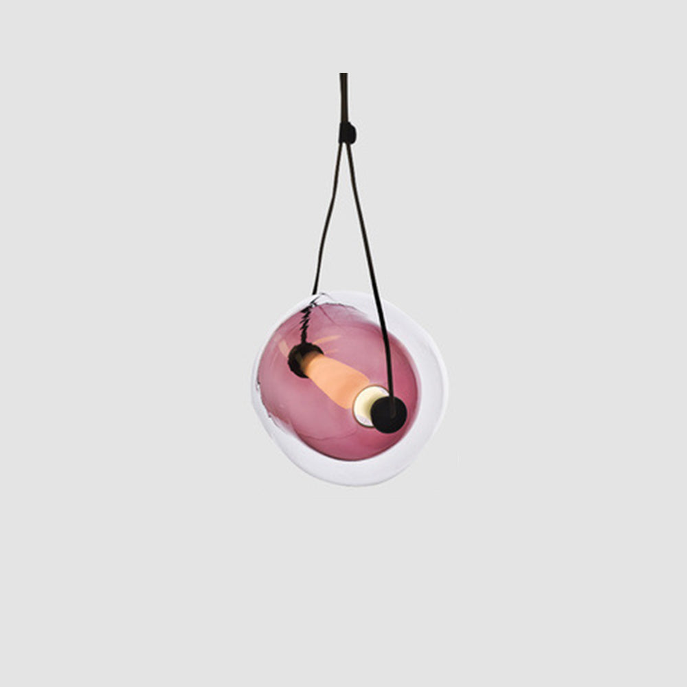 Hailie Moderne Design LED Hanglamp Geel Blauw Wit Glas Metaal Keuken