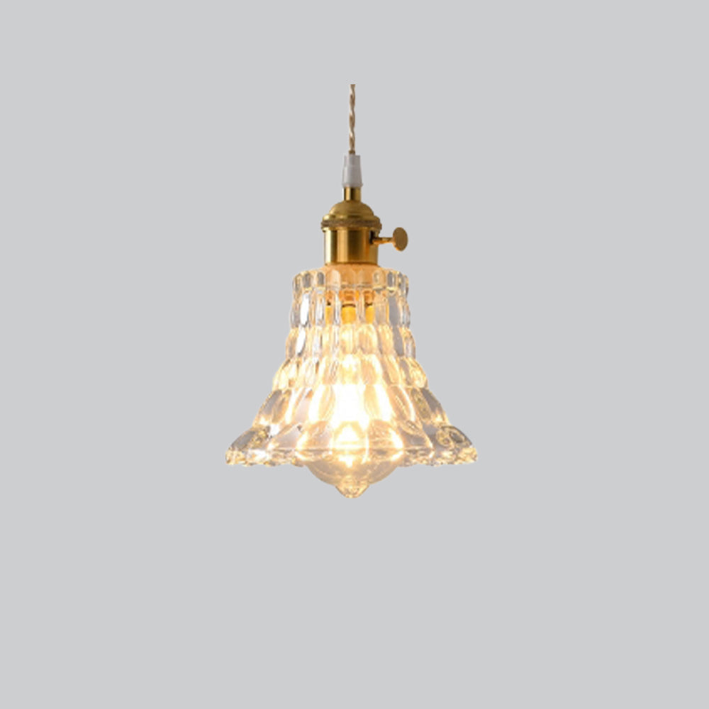 Hailie Vintage Art LED Hanglamp Metaal Glas Slaapkamer Woonkamer