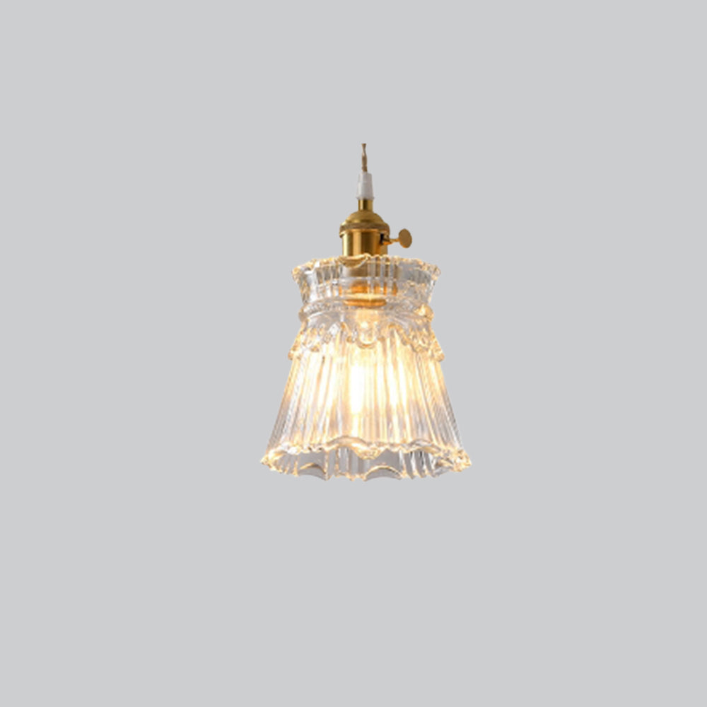 Hailie Vintage Art LED Hanglamp Metaal Glas Slaapkamer Woonkamer