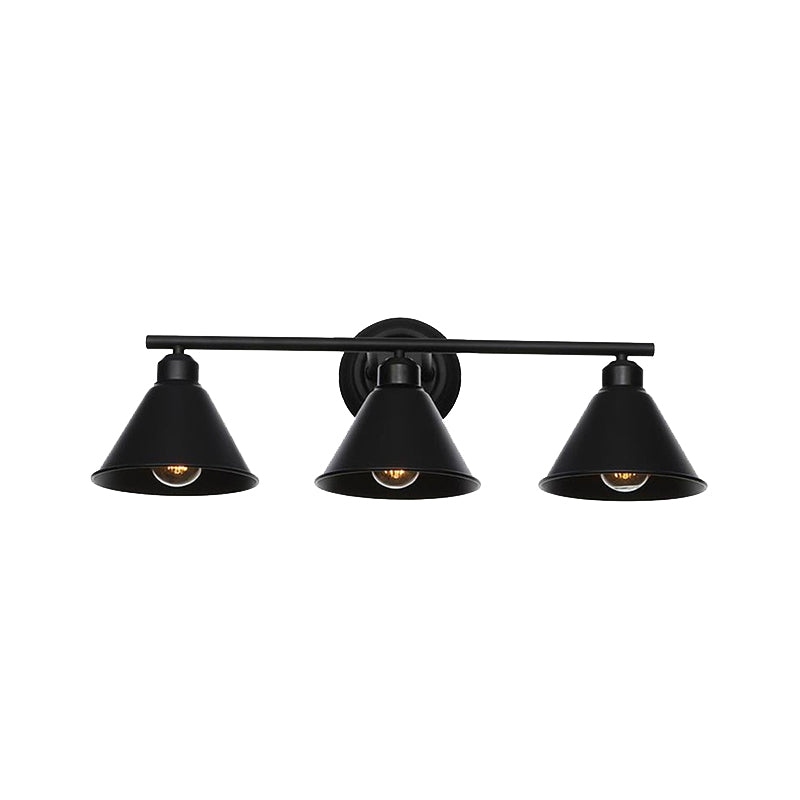 Gabriel Industriele LED Wandlamp Zwart Woon/Slaapkamer Binnen Metaal