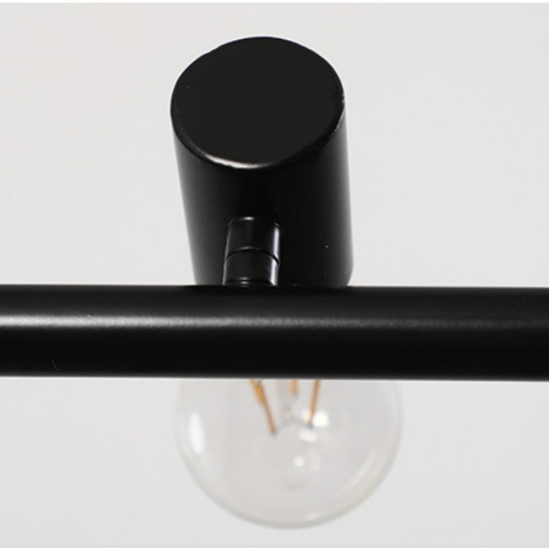 Valerio Vintage LED Kroonluchters Zwart Metaal Eetkamer/Woonkamer/Bar