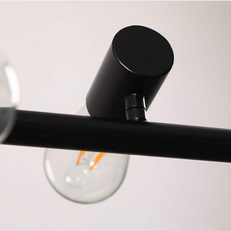 Valerio Vintage LED Kroonluchters Zwart Metaal Eetkamer/Woonkamer/Bar